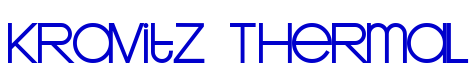 Kravitz Thermal フォント